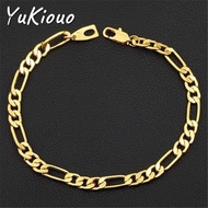 Yukiouo Jewelry Hot New Saudi Gold 18k Pawnable Legit Pure Gold Bracelet for Women Men and Women Unisex Design Square Splicing Lucky Charm Couple Bracelet with Blessing Best for Gift ​jewelry Gold Pawnable Sale