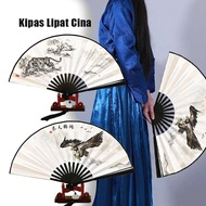 Chinese Folding Fan Jumbo Folding Hand Fan Chinese Silk Folding Fan Traditional Folding Fan