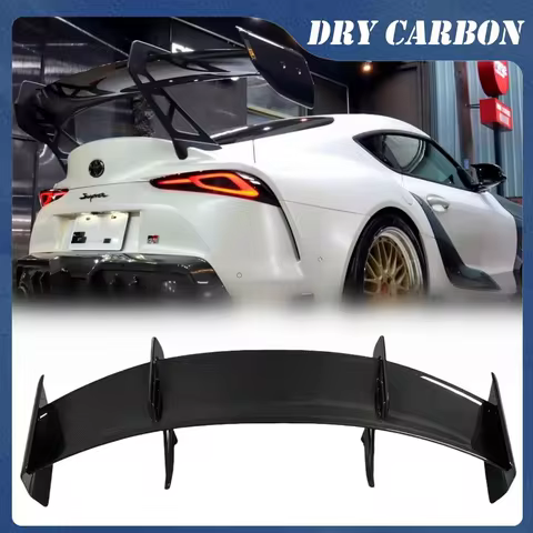 Dry Carbon Fiber Rear Trunk Spoiler Wing Fit Toyota GR Supra A90 A91 AD-V3 Style