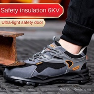 Quality Assurance Men/Women Safety Shoes Insulated Electrician Lightweight Anti-Slip Work Ultra-Light Steel Toe Reflective Wear-Resistant Anti-Smashing Toe-Toe We 4ZXQ