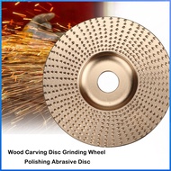 4 นิ้ว ใบขัดไม้ เจียร์ไม้ ใบสีทองอย่างดี ใช้สำหรับเครื่องเจียร์ลูกหมู Wood Carving Disc Set Wood Grinding Polishing Wheel Wood Carving Tool with Abrasive Disc Tools Bore 16MM
