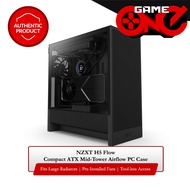 NZXT H5 Flow Compact ATX Mid-Tower Airflow PC Case (CC-H52FB-01)