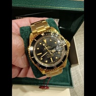 現貨在台，日本帶回絕版bape金色錶帶絕版錶