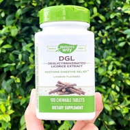 สารสกัดจากรากชะเอมเทศ เม็ดเคี้ยว DGL Deglycyrrhizinated Licorice Extract Licorice Flavored 100 Chewa