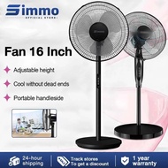 SIMMO Floor Fan 16-inch Adjustable Speed Standing Kipas 52W