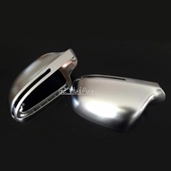 Chrome Matt Replacement Car Rear View Rearview Mirror Cover Caps Trim For Audi A8 S8 D3 4E 2007 2008