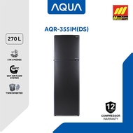 AQUA JAPAN AQR-355IM DS Kulkas 2 Pintu [270 L] Inverter
