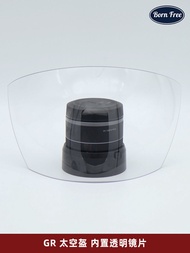 BornFree GR Rider สไตล์อเมริกัน เครื่องบินในอวกาศ แว่นกันลมแบบพกพา มีเลนส์ป้องกันแสงแดด สีสันสดใส สำ