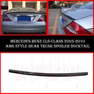 MERCEDES BENZ CLS-CLASS W219 2005-2010 AMG STYLE REAR TRUNK SPOILER DUCKTAIL WITH BLACK PAINT ABS SK