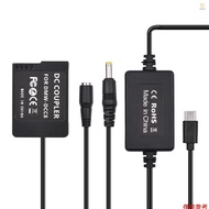 PD USB Type-C Cable to DMW-DCC8 Dummy Battery DC Coupler DMW-BLC12 Replacement for Panasonic LUMIX D