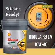 Shell Rimula R6 LM 10W-40 CK4 (20 liters) - Fully Synthetic HDEO 10W40