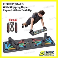 Push Up Board Folding Board Sports Aid Pushup Stand Fitness Gym G1680