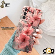 HP Samsung Galaxy A34 5G JOYOLA Fashion Case Flower Casing Samsung A34 5G Silicone Tpu Pro Camera So