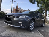 【FB搜尋桃園阿承】馬自達 超人氣MAZDA3跑2萬 2014年 2.0CC 灰色 二手車 中古車