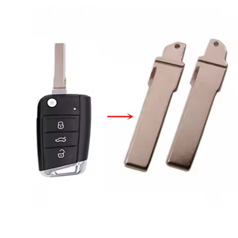 10pcs New Metal Blank Replacement Car Key Blade original blade HU66 HU162T HU162 for VW MQB Volkswag