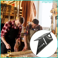 YIN Multifunction Woodworking Square for Carpenter 45 90 Degree Angles Ruler Layout Square Guide Rul