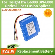 7.2V 2600mAh for Tosight DWK-6000 DW-6000 Optical Fiber Fusion Splicer Brand New High Quality Replac