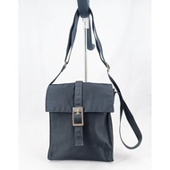 original AGNES B black nylon sling bag 12991