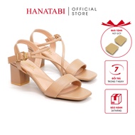 Women's High Heel Sandals 3cm_5cm_7cm Hanatabi Cross Straps Square Toe BackC SoleTA Bigsize(41)Code 