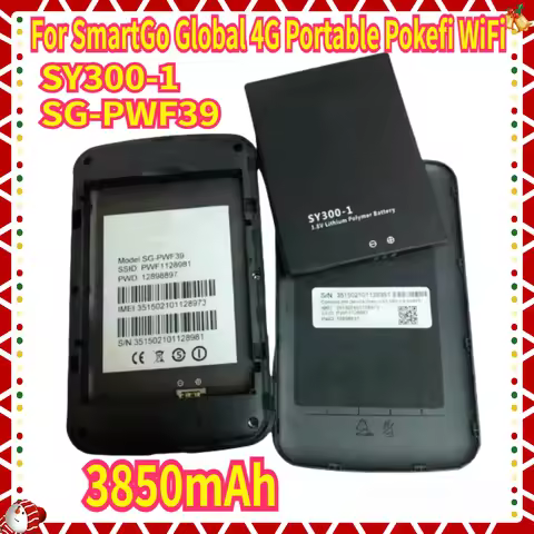 Battery For SmartGo Global 4G Portable Pokefi WiFi Battery SY300-1 SG-PWF39 3850mAh Mobile Phone Bat