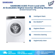 SAMSUNG 8.5KG Front Load Inverter Washing Machine WW85T504DTT/FQ | AI Eco bubble | Hygienic cleaning | Drum Clean