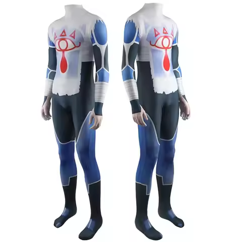 DY20Game Zelda Boys Stealth Costume Superhero Bodysuit Zelda Man Link Cosplay Spandex Zentai Suit Ha