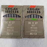 ORGAN NEEDLE ORIGINAL DC, (Jahit Tepi)/jarum mesin jahit tepi/jarum mesin jahit industri/jarum mesin