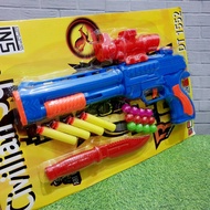 PISTOL MAINAN ANAK PELURU BUSA SOFT BULLET KOKANG - MAINAN KADO