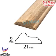 MAJU 0039 Real Wood Molding Wall Frame Skirting Wainscoting Chair Rail Wall Trim Kumai Bingkai Kayu Solid Spin Decor