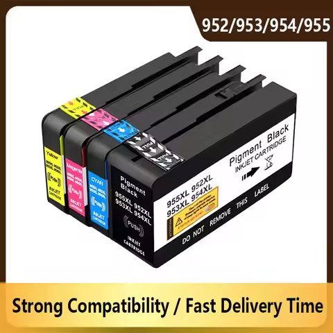 Universal 952XL 953XL 954XL 955XL Ink Cartridge Compatible for HP Officejet Pro 8210 8710 8720 8730 