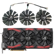 NEW 87MM 6PIN RX VEGA64 VEGA56 GPU Fan，For ASUS ROG-STRIX-RX 590 580 570 480、GTX 1080 1070 1060、R9 3