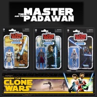 Star Wars Obi-Wan Kenobi Anakin Skywalker Ahsoka Tano Vintage Collection 3.75" Hasbro Kenner Clones 
