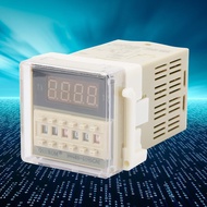 stylish365 8 Pins Time Delay Relay  O111ROM DH48S-S-2Z Durable LCD Display Timer 0.1S-99H(12VAC/DC)