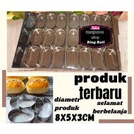 / cake moldRing OvalRing size 8x5x3cm 12-piece bread mold/ cutterRing