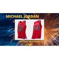 NBA JERSEY/CHICAGO BULLS/ MICHAEL JORDAN/HEAT PRESS JERSEY