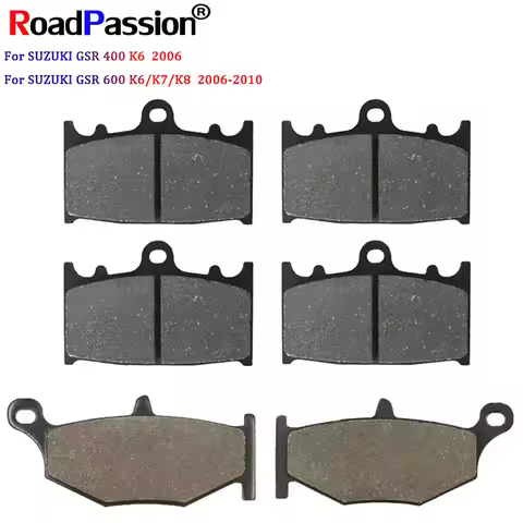 Motorcycle Accessories Front Rear Brake Pads Disks For SUZUKI GSR 400 K6 600 K6/K7/K8 GSR400K6 GSR40