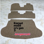 CAR CARPET PVCmie CRV GEN 3 2007 2008 2009 2010 2011 FULLSET THICK LUGGAGE