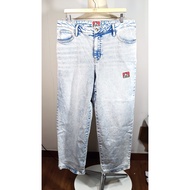 Ben Davis Men's Washed Jeans Loose Fit Comfortable To Wear Vintage Style Street Fashion Cool Korean 