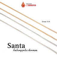 Kalung Emas Santa Polos Pria/Wanita J5 Ismoyo