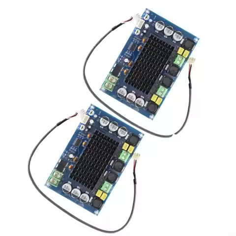 H7BC 12V-24V 2x150W Sound Amplifier Board Low Noise Double Channel Digital Power Sound Amplifier Boa