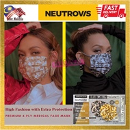 NEUTROVIS Barrack Earthly Brown Series Premium 4-Ply Medical Face Mask by Izzue Islam & Azira Shafin