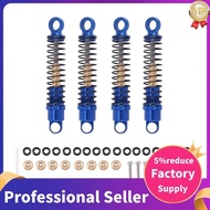 4Pcs 40Mm Metal  Oil Damper for  SCX24 C10 JLU   1/24 RC Crawler Car Upgrades