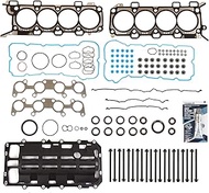 Evergreen FSHB8-20750L Full Gasket Set 12mm Head Bolts Fit 11-14 Ford F-150 Mustang GT 5.0 DOHC VIN 