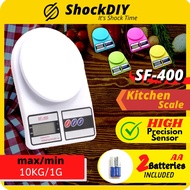 SF-400 10kg Digital LCD Scale High Precision Electronic Kitchen Scale Food Penimbang Digital Penimbang Makanan Dapur