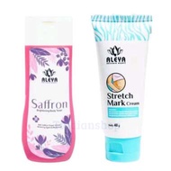 ALEYA Skincare Stretchmark Cream 40gr Halal Original BPOM + Toner Badan Saffron Brightening 100ml St