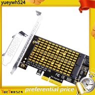 yueywhPCIE 4.0 To M2/M.2 Adapter SATA M.2 SSD PCIE Adapter NVME/M2 PCIE Adapter SSD M2 To SATA PCI-E