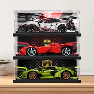 [Acrylic Display Box] Suitable for Lego 42096 42083 42143 42115 Bugatti Lamborghini Acrylic Display 