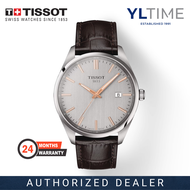 Tissot Gent T1504101603100 PR 100 Silver Dial Leather Band Quartz Watch