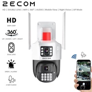 2ECOM 3mp+3mp dual lens 360 degree rotate CCTV Wifi wireless double len cctv IP indoor outdoor two w