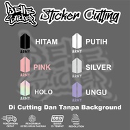 Cutting Stickers BTS ARMY logo Car Window Stickers Car Motorcycle Body Stickers BTS ARMY stickers